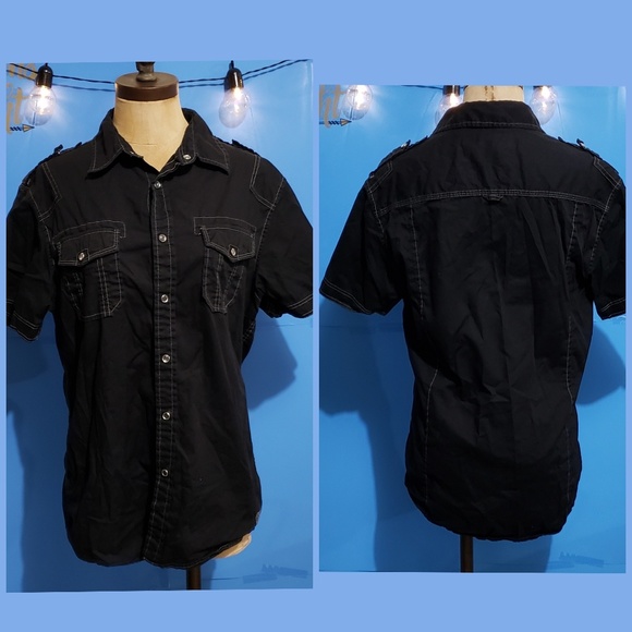 Guess Other - Vintage Rivet Snap Button Down Guess Shirt M